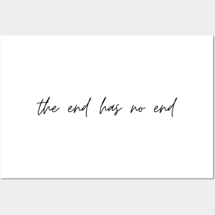 the end has no end supernatural cute caption Posters and Art